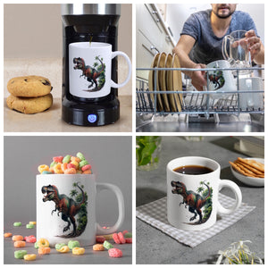 T-Rex Dinosaurier Kaffeebecher