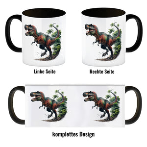 T-Rex Dinosaurier Kaffeebecher