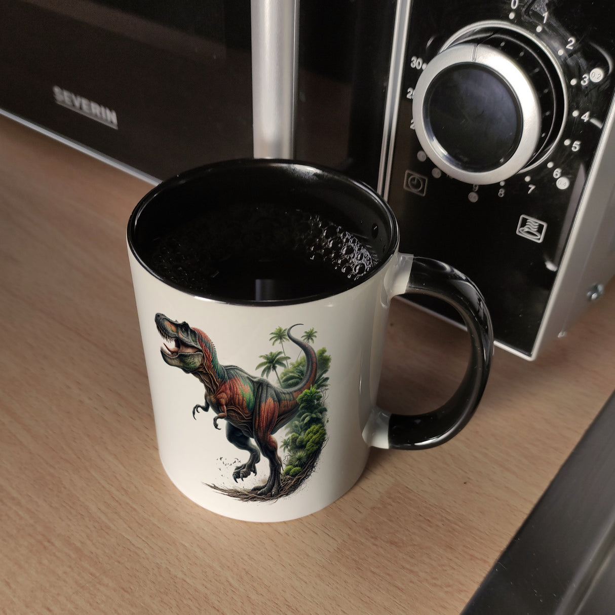 T-Rex Dinosaurier Kaffeebecher