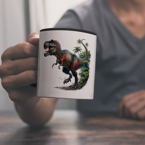 T-Rex Dinosaurier Kaffeebecher