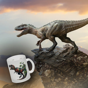 T-Rex Dinosaurier Kaffeebecher