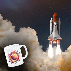 Sonnensystem Planeten Kaffeebecher