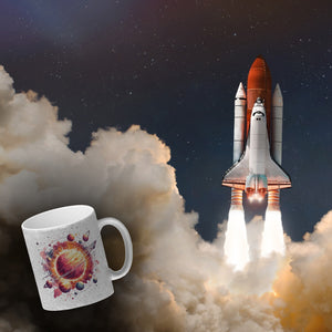 Sonnensystem Planeten Kaffeebecher