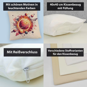 Sonnensystem Planeten Kissen