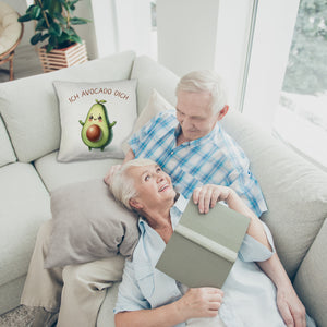 Avocado Kissen mit Spruch Ich Avocado dich