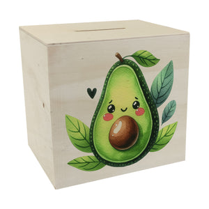 Lächelnde Avocado Spardose