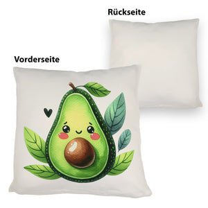 Lächelnde Avocado Kissen