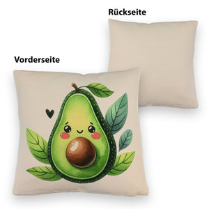 Lächelnde Avocado Kissen