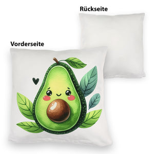 Lächelnde Avocado Kissen