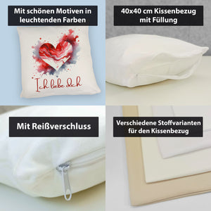 Ich liebe dich Kissen