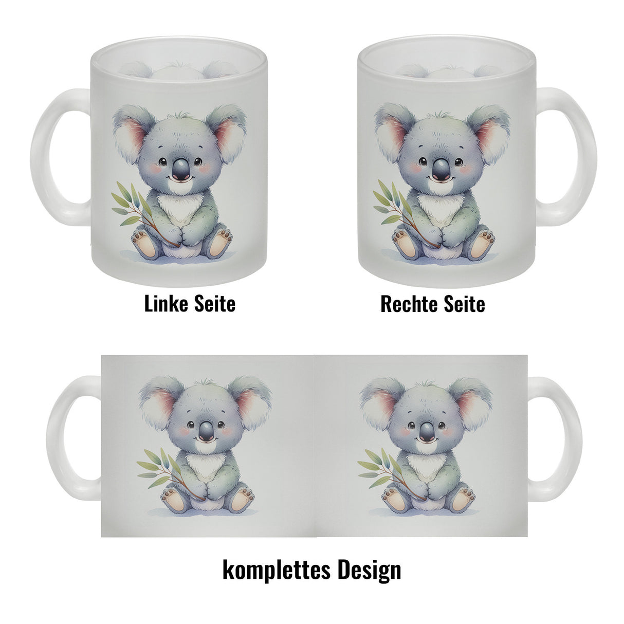 Sitzender Koala Kaffeebecher