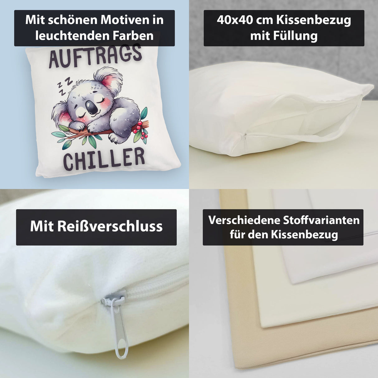 Koala Auftragschiller Kissen