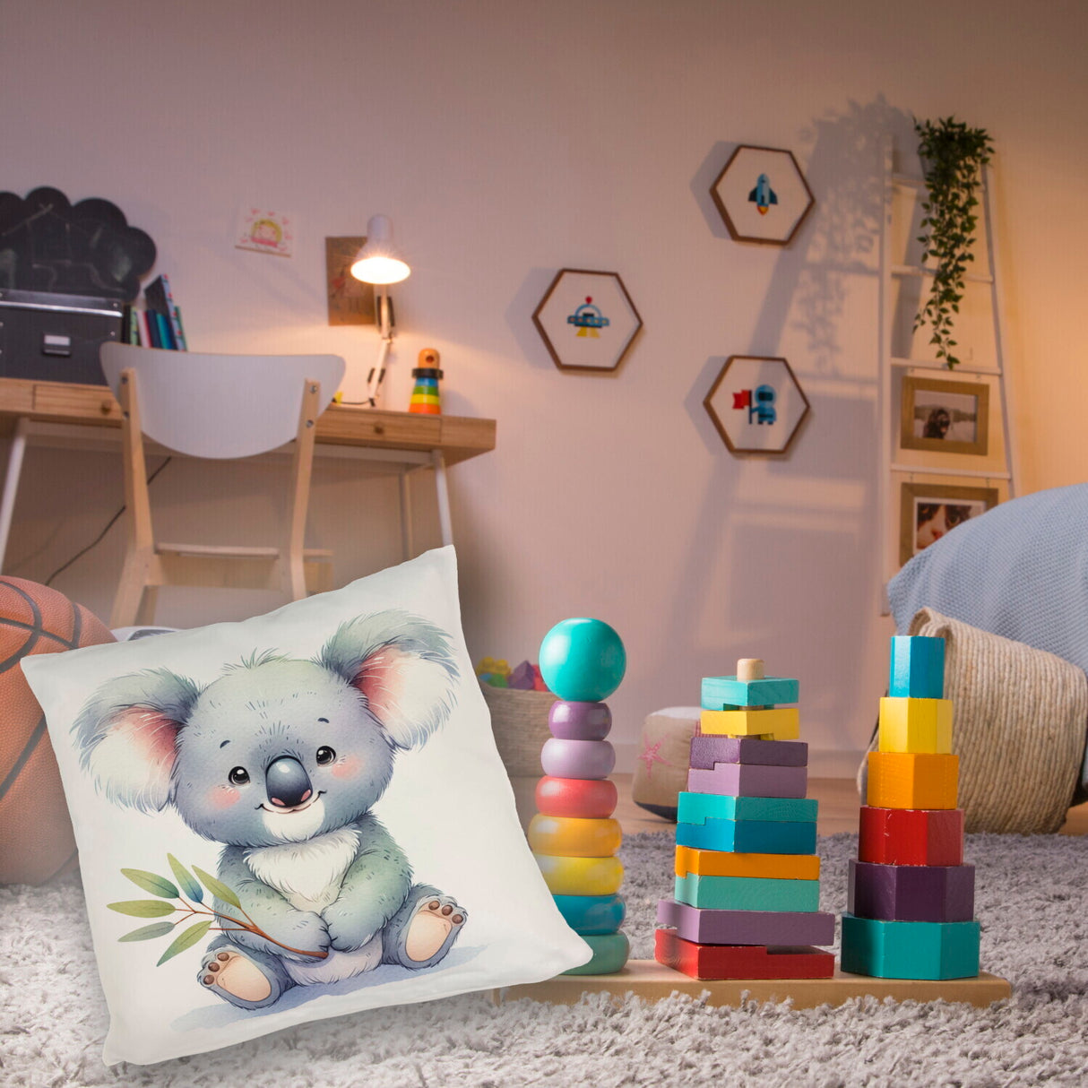 Sitzender Koala Kissen