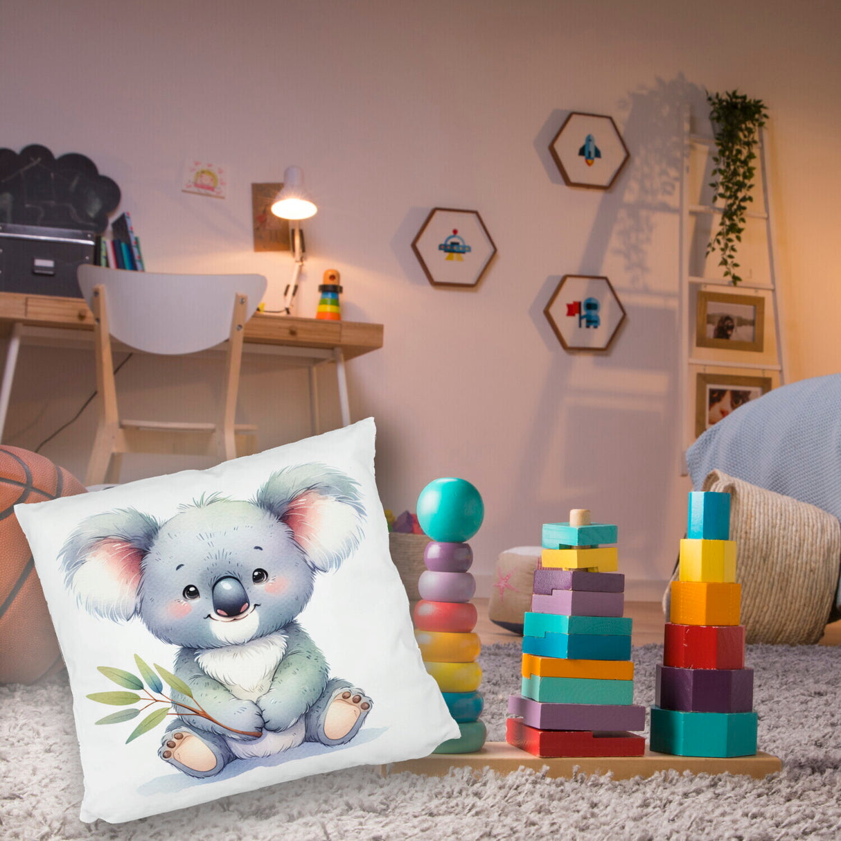 Sitzender Koala Kissen