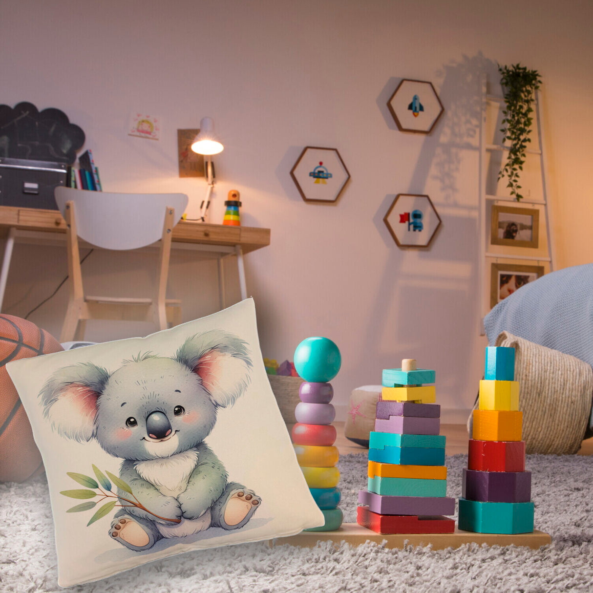 Sitzender Koala Kissen