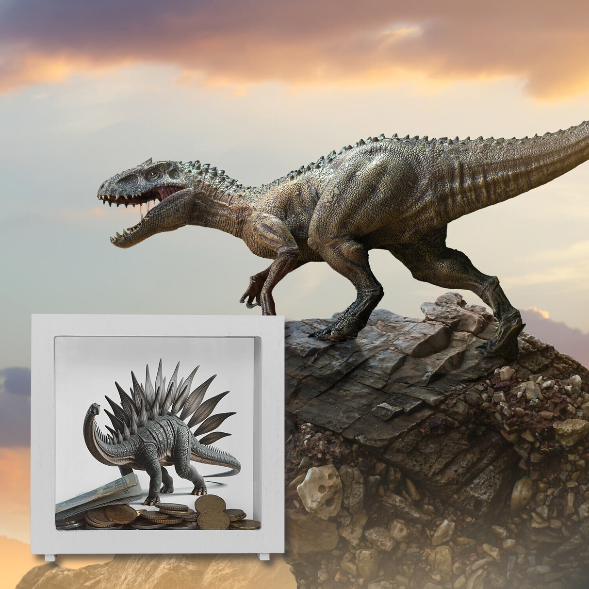 Stegosaurus Spardose