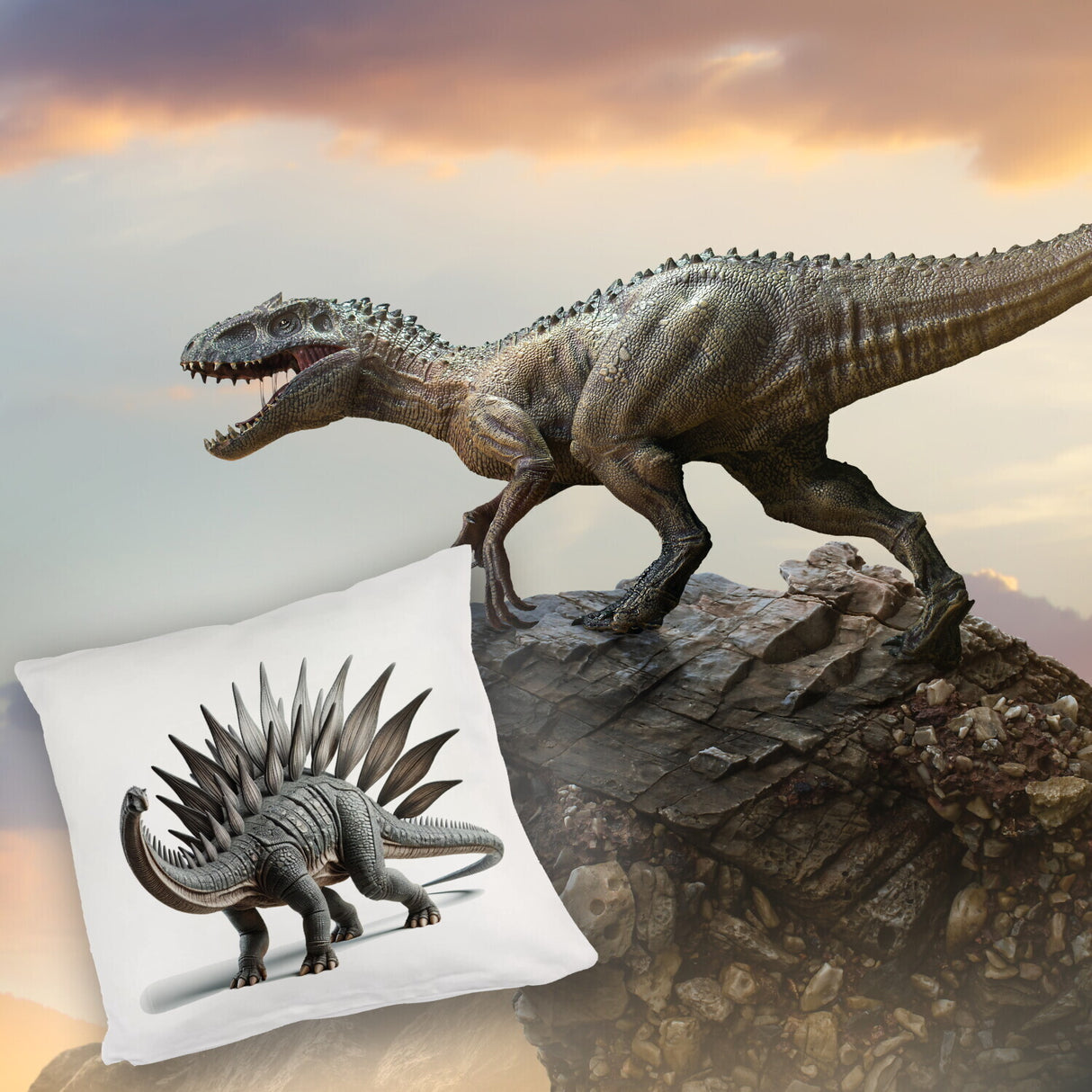 Stegosaurus Kissen