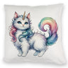Einhorn-Katze Kissen