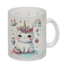 Einhorn-Katze Aquarell Kaffeebecher