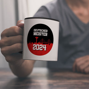 Leverkusen Kaffeebecher mit Spruch Deutscher Meister 2024