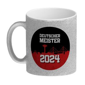 Leverkusen Kaffeebecher mit Spruch Deutscher Meister 2024