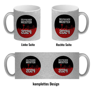 Leverkusen Kaffeebecher mit Spruch Deutscher Meister 2024