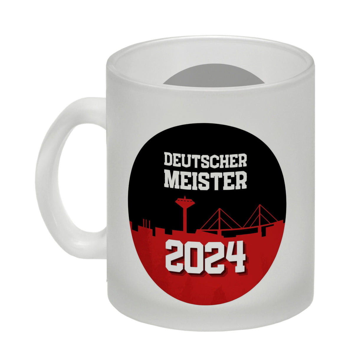 Leverkusen Kaffeebecher mit Spruch Deutscher Meister 2024