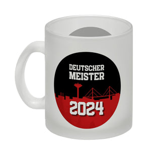 Leverkusen Kaffeebecher mit Spruch Deutscher Meister 2024