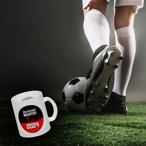 Leverkusen Kaffeebecher mit Spruch Deutscher Meister 2024