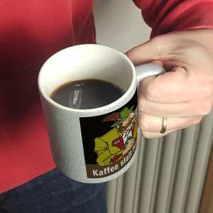 Alkoholtester Kaffeebecher mit Spruch Kaffee statt Promille