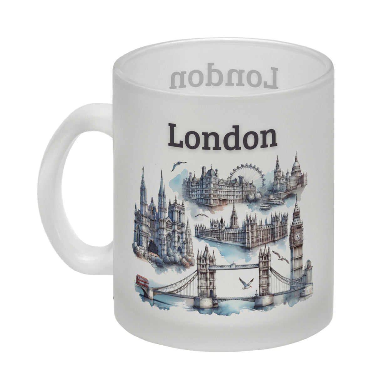 Skyline London Kaffeebecher mit Spruch London