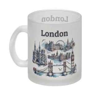 Skyline London Kaffeebecher mit Spruch London