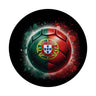 Fußball Portugal Flagge Magnet rund