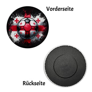 Fußball Georgien Magnet rund