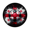 Fußball Georgien Magnet rund