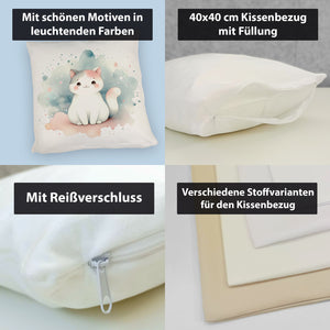 süße Katze Kissen