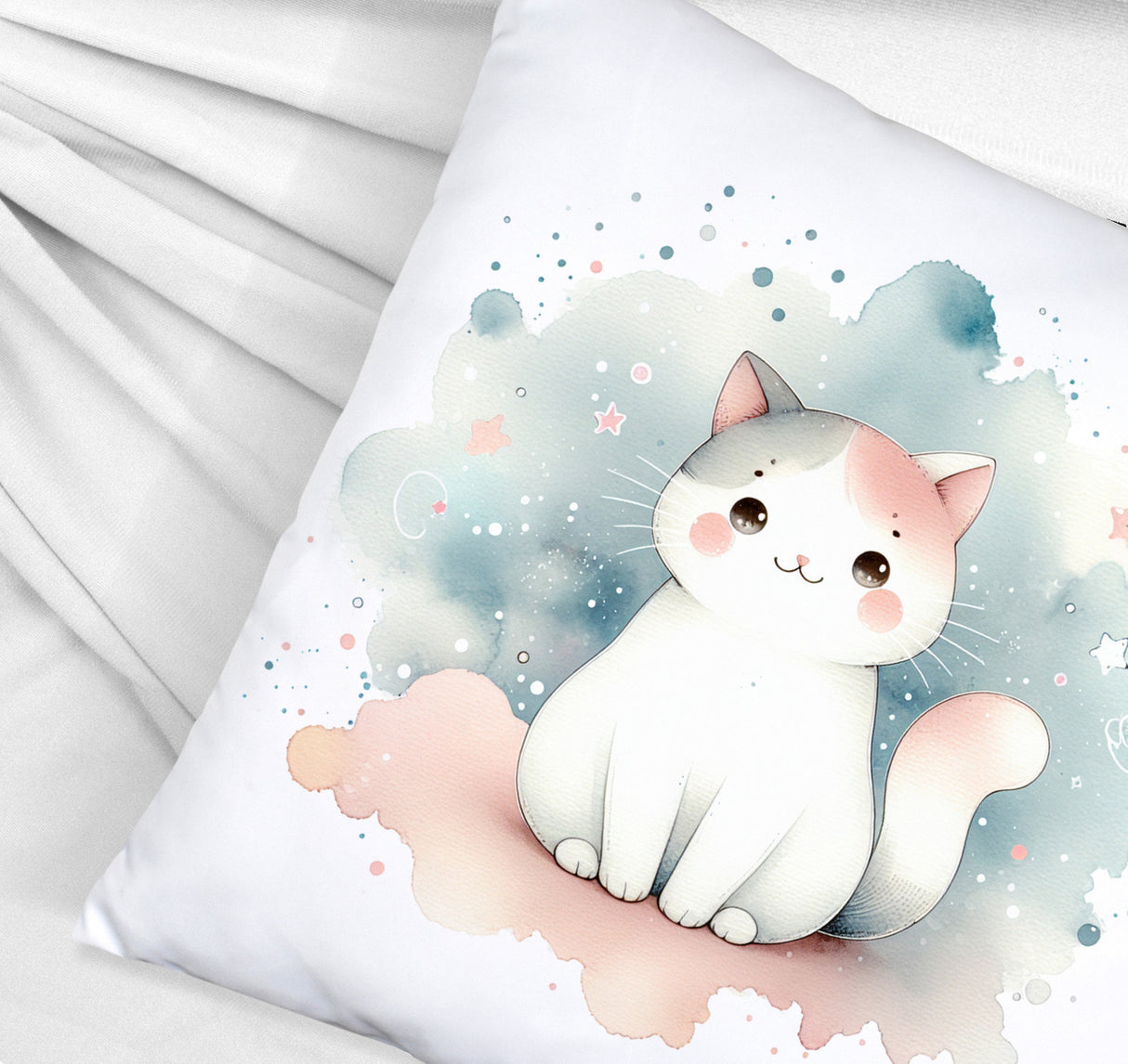 süße Katze Kissen