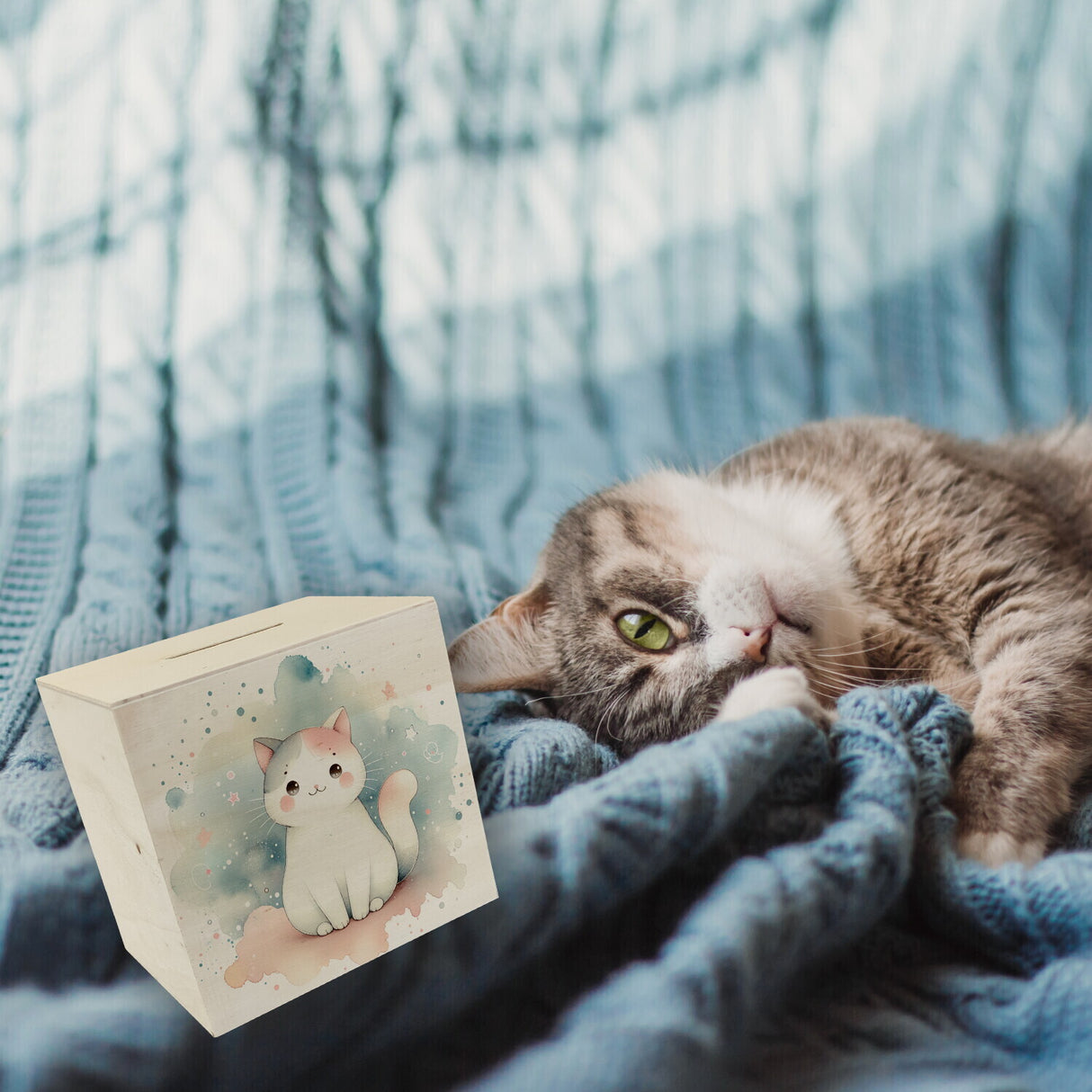 süße Katze Spardose