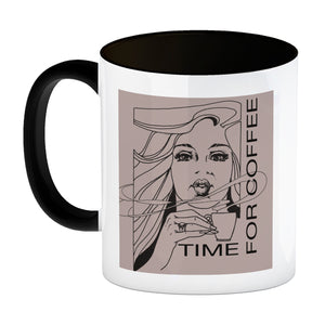 time for coffee Kaffeebecher mit Spruch