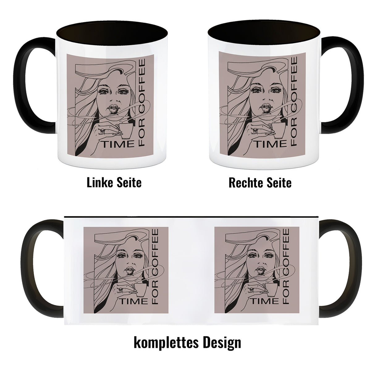 time for coffee Kaffeebecher mit Spruch