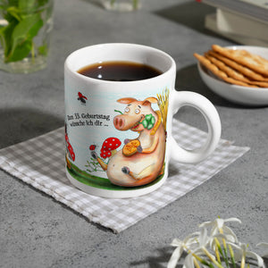 Viel Glück zum 33. Geburtstag Kaffeebecher