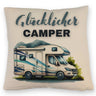 Wohnmobil Kissen mit Spruch Glücklicher Camper