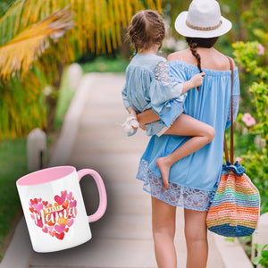 Herzen Kaffeebecher mit Spruch Beste Mama