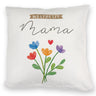 Blumenstrauß Kissen mit Spruch Weltbeste Mama