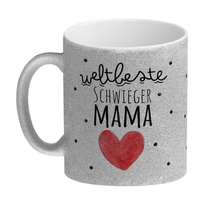 Schwiegermutter Kaffeebecher mit Spruch Weltbeste Schwiegermama