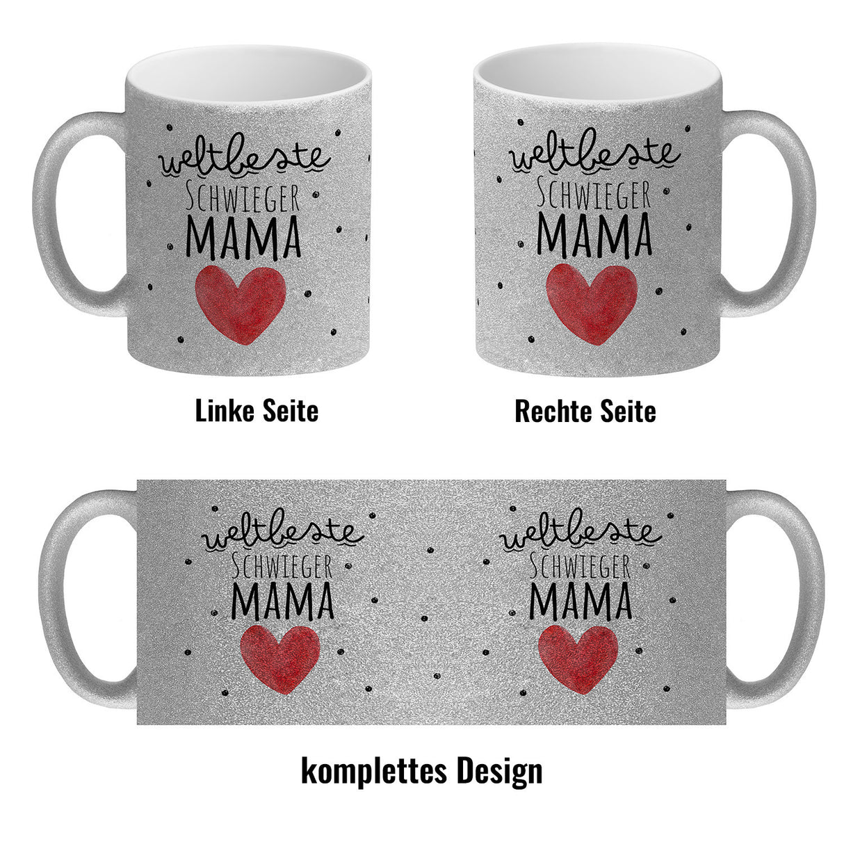 Schwiegermutter Kaffeebecher mit Spruch Weltbeste Schwiegermama