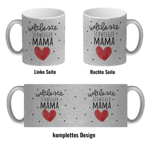 Schwiegermutter Kaffeebecher mit Spruch Weltbeste Schwiegermama