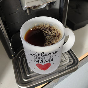 Schwiegermutter Kaffeebecher mit Spruch Weltbeste Schwiegermama