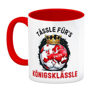 Stuttgart Europa Kaffeebecher mit Spruch Tässle fürs Königsklässle