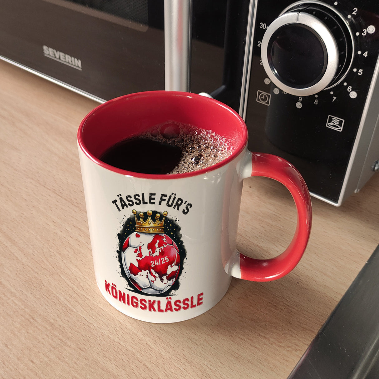 Stuttgart Europa Kaffeebecher mit Spruch Tässle fürs Königsklässle